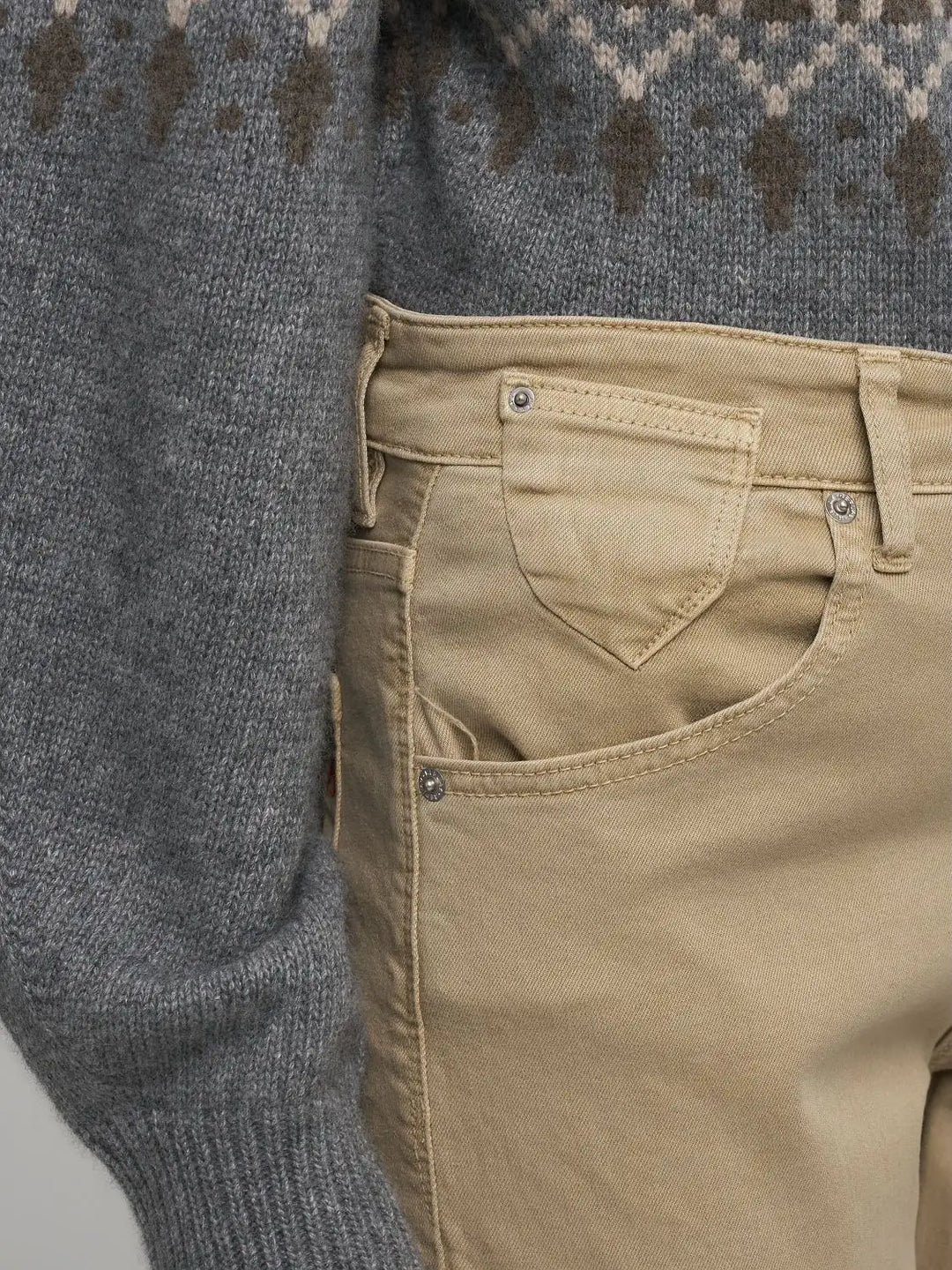 Marty Boy-fit Farkut Stone Ivory