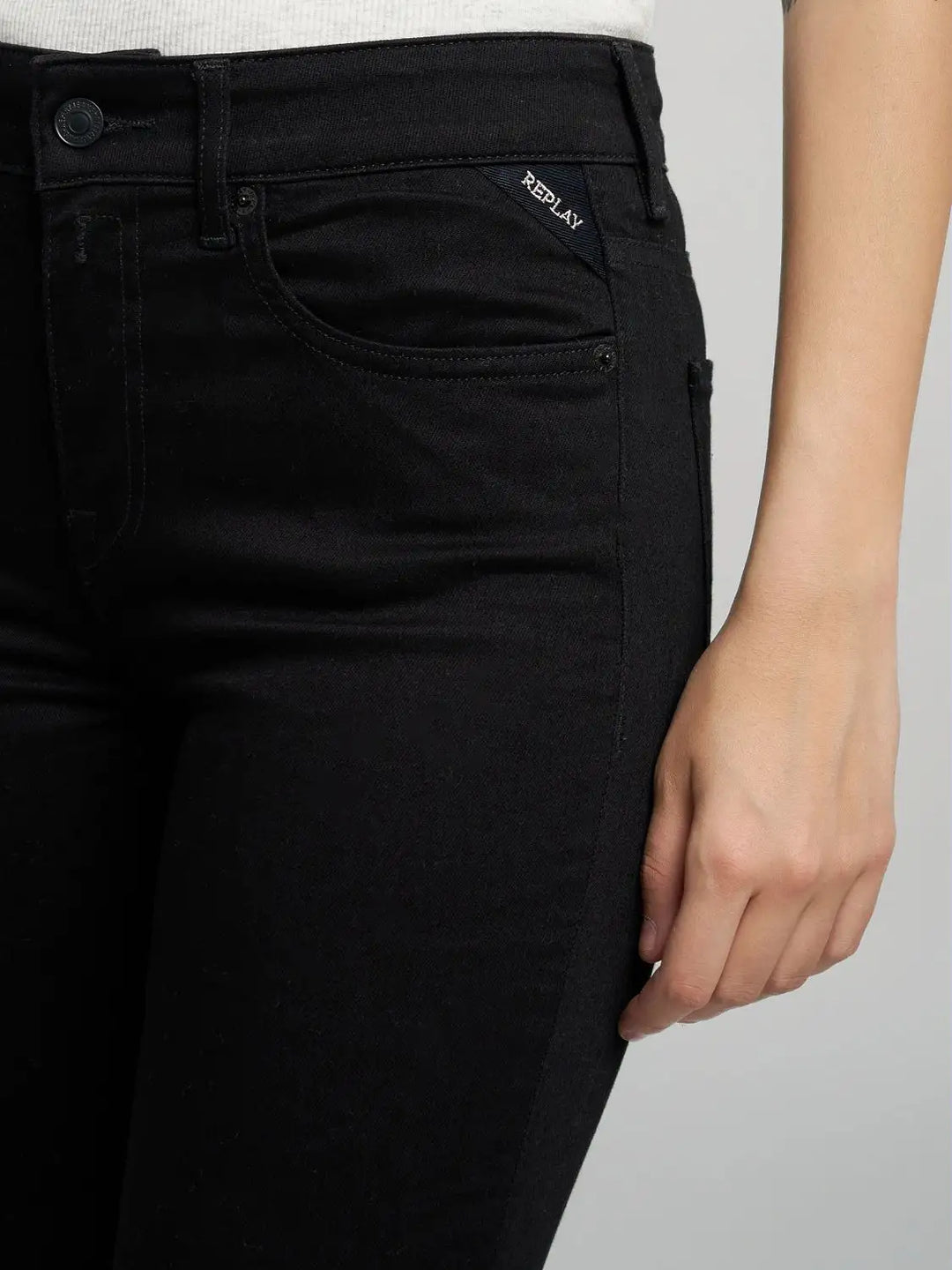 Joella Flared Farkut Black