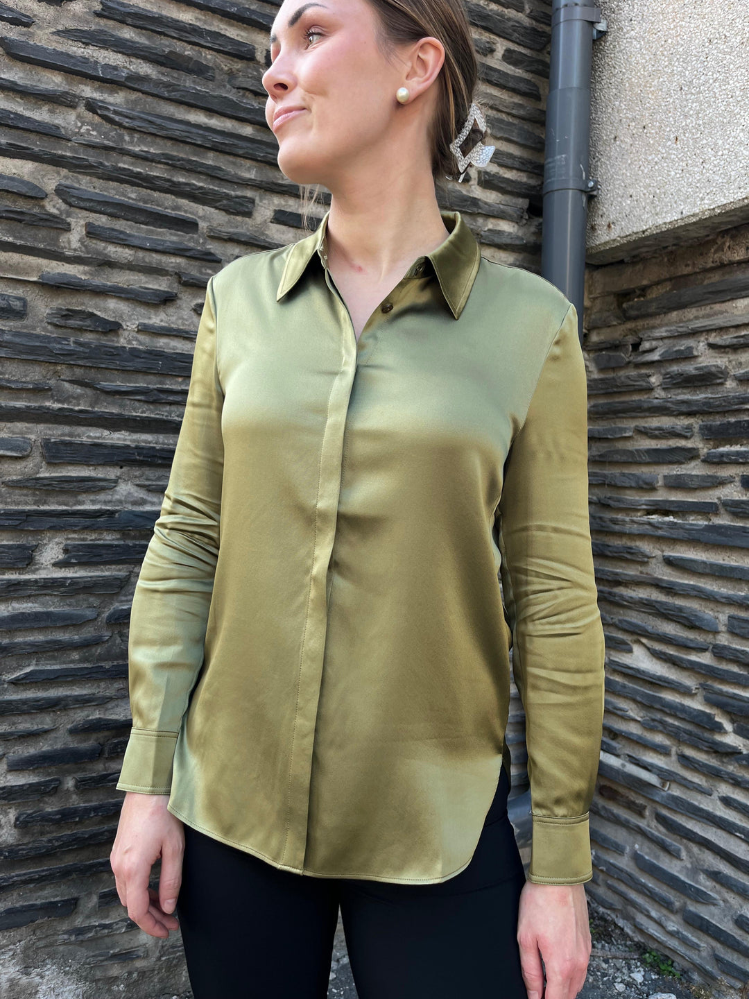 Olivia Silkkipusero Olive