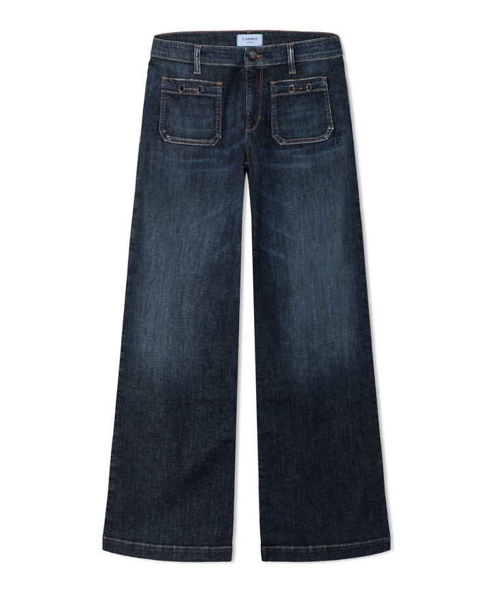 Ada Patched Pocket Farkut Pure Flow Blue - Cambio - My Milou