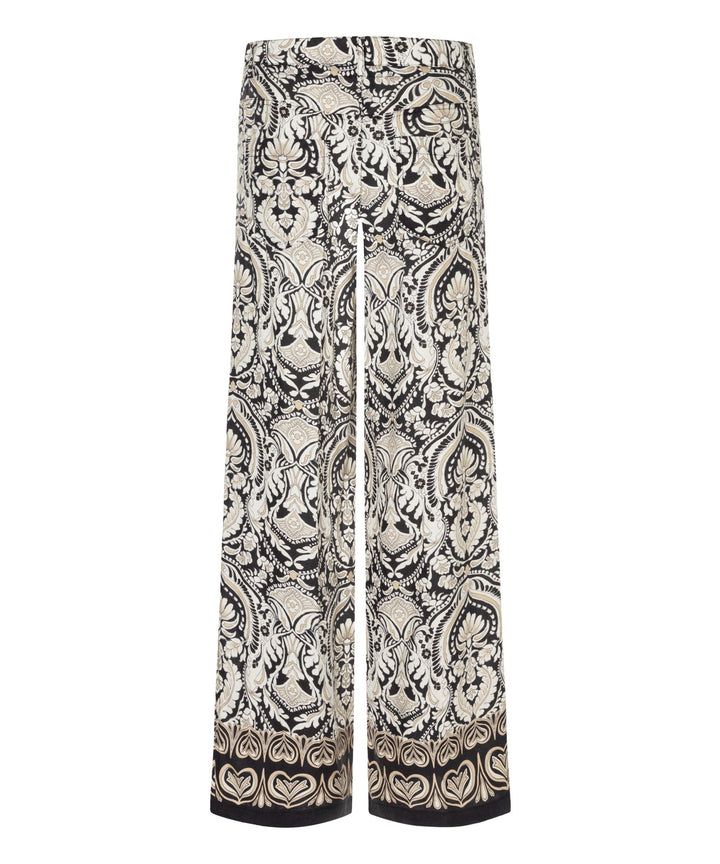 Adrienne Housut Fancy Black/Cream Sabbia - Cambio - My Milou
