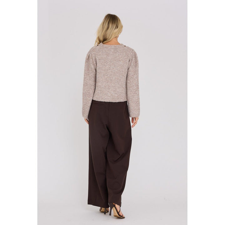 Alisa Neuletakki Brown/White - A-VIEW - My Milou
