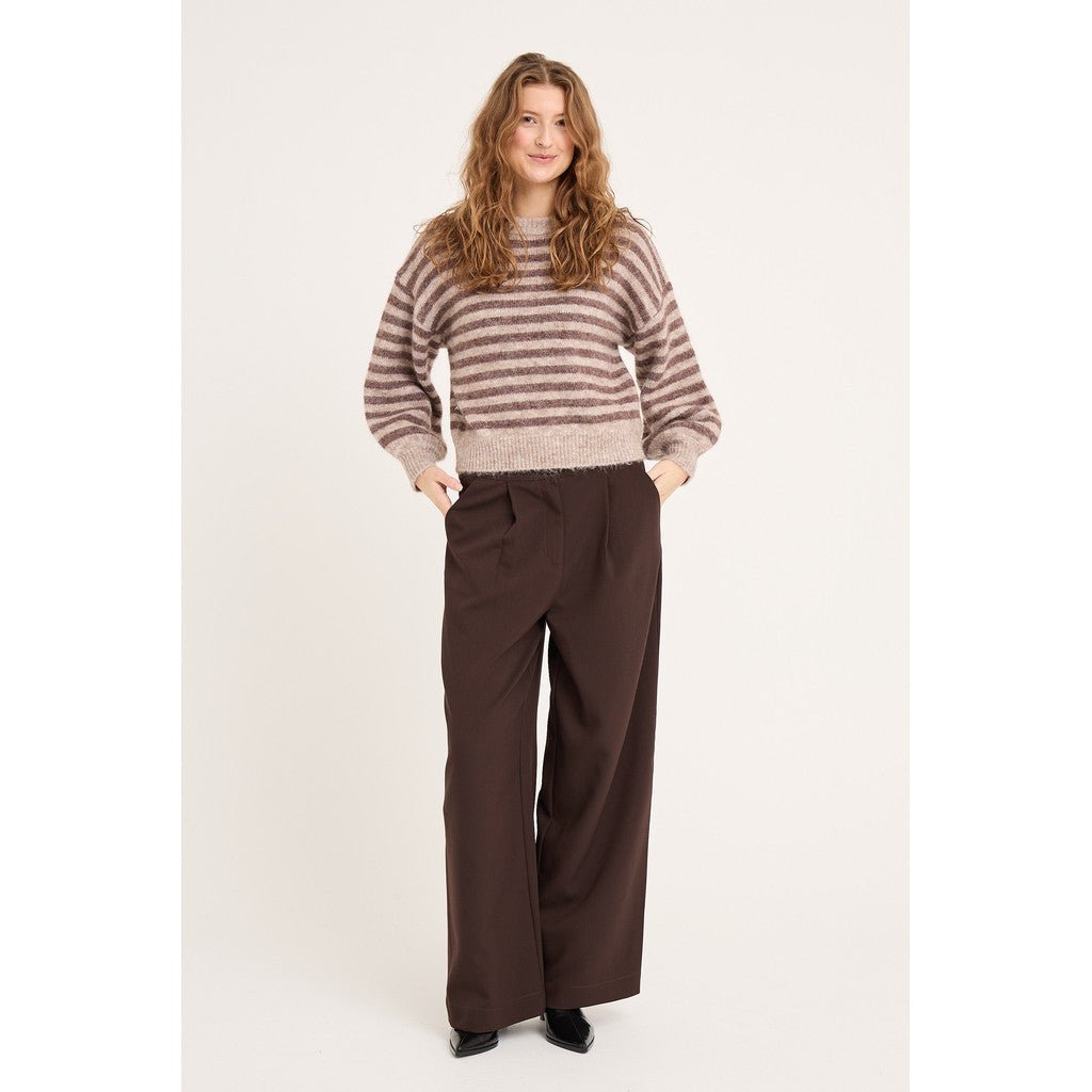 Allium Housut Dark Brown - A-VIEW - My Milou