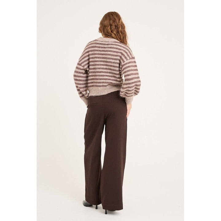 Allium Housut Dark Brown - A-VIEW - My Milou