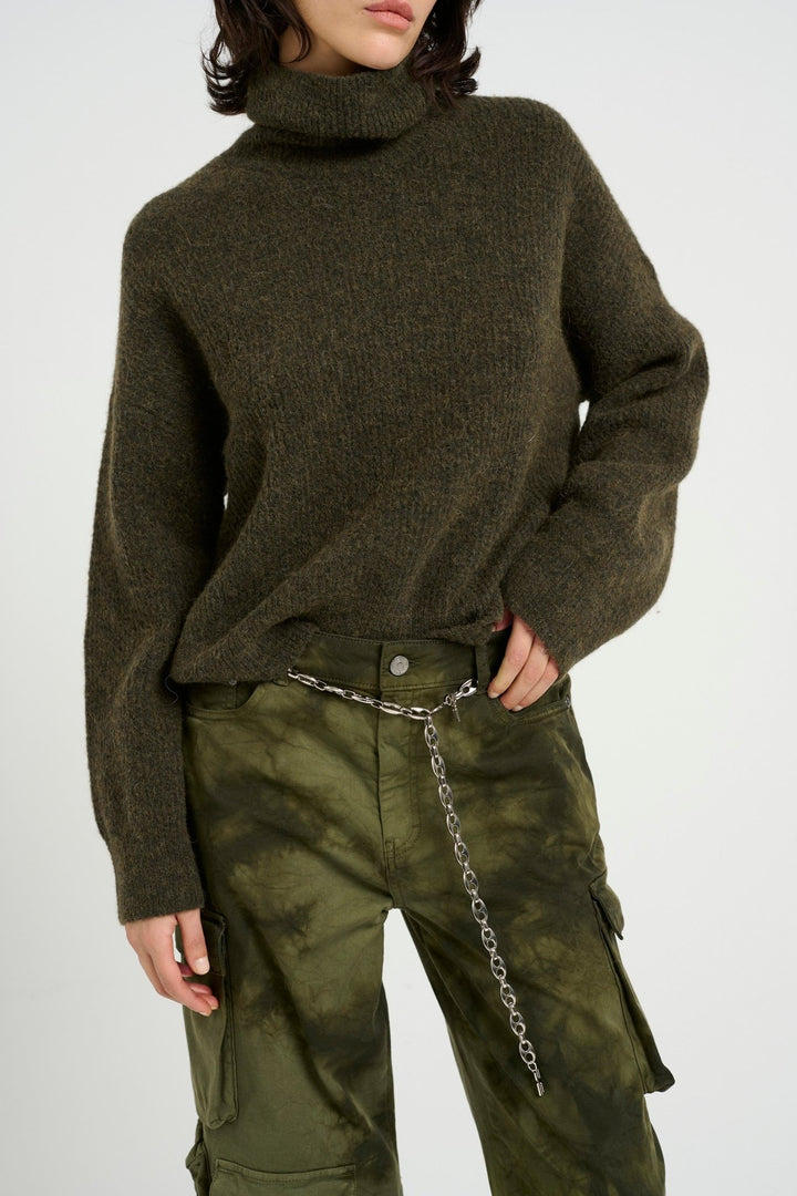 AlphaGZ Rollneck Olive Melange - Gestuz - My Milou