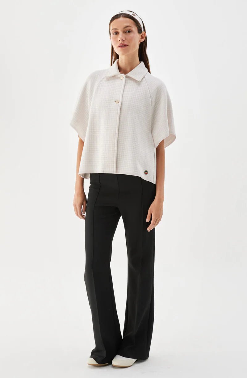 Amelie Cape Pepita Check Light rose - Busnel - My Milou