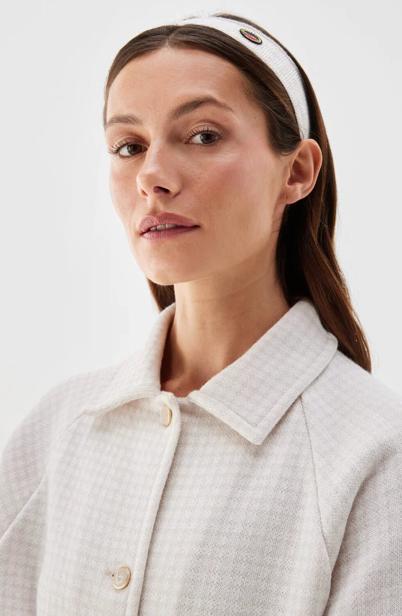 Amelie Cape Pepita Check Light rose - Busnel - My Milou