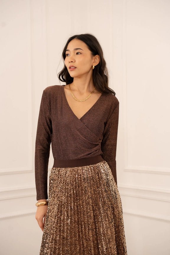 Annie Wrap Pusero Choco One Size - CHOKLATE PARIS - My Milou