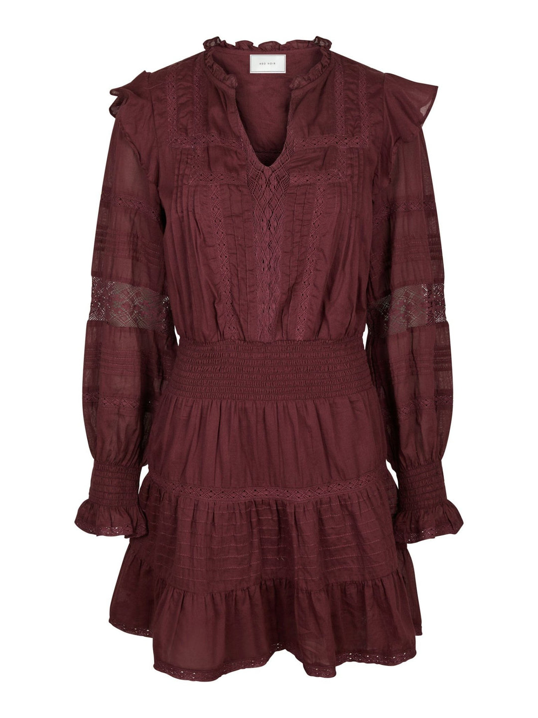 Aran S Voile Mekko Burgundy - Neo Noir - My Milou