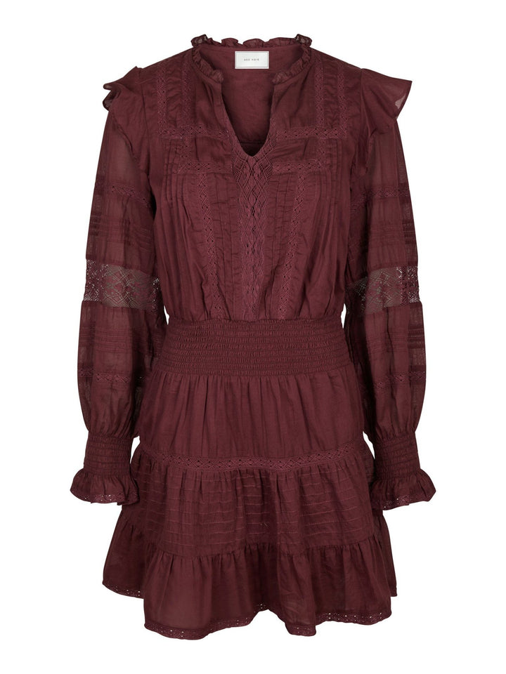 Aran S Voile Mekko Burgundy - Neo Noir - My Milou