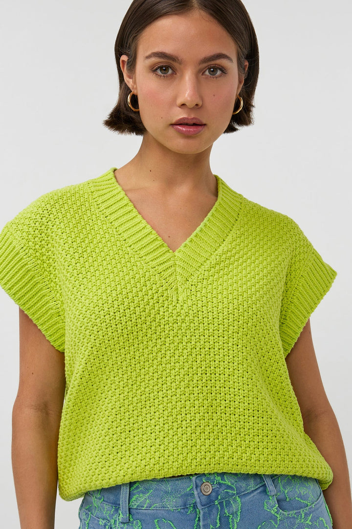 Ardina Puuvillaneule Lime - AMAYA AMSTERDAM - My Milou