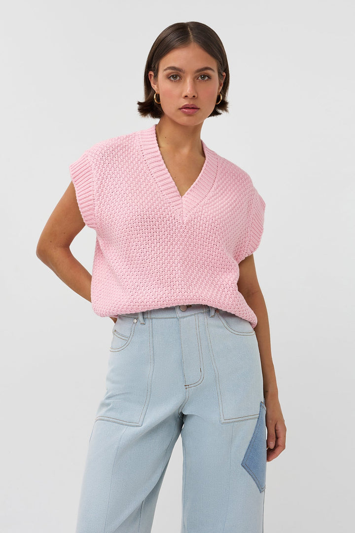 Ardina Puuvillaneule Pink - AMAYA AMSTERDAM - My Milou