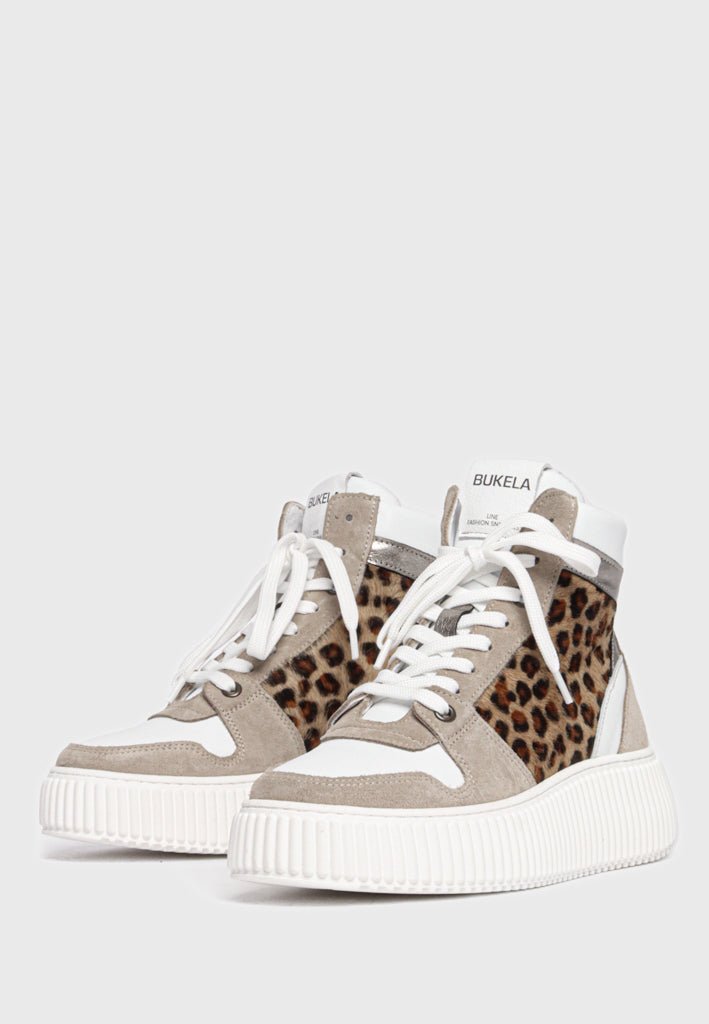 Astra Leopard Sneaker Varrellinen Tennari - Bukela - My Milou