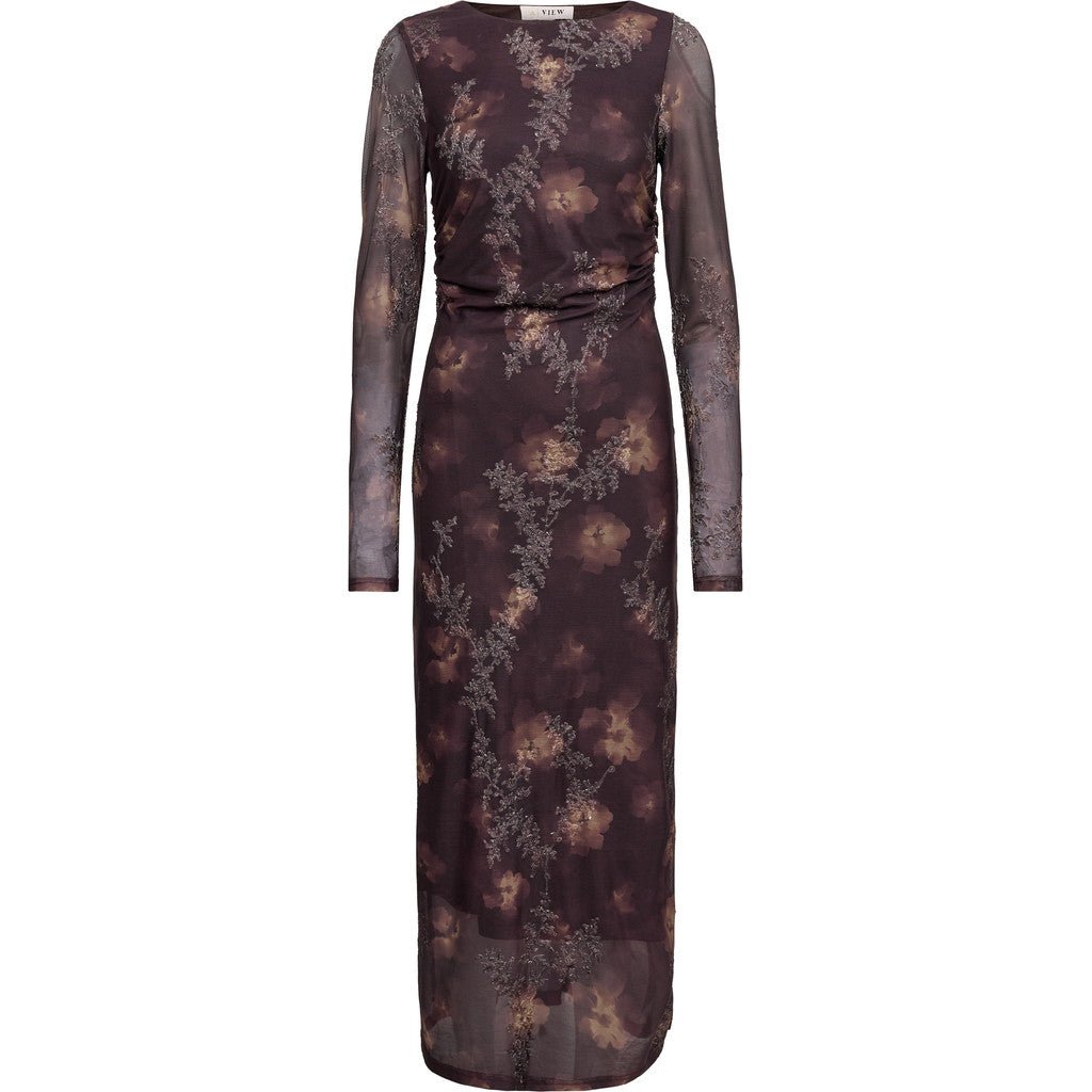 Belena L/S Mekko Brown/Sand - A-VIEW - My Milou