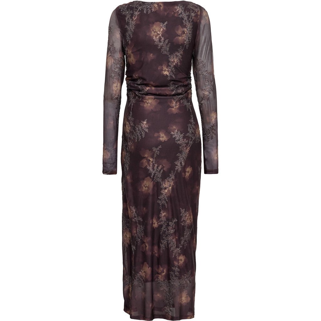 Belena L/S Mekko Brown/Sand - A-VIEW - My Milou