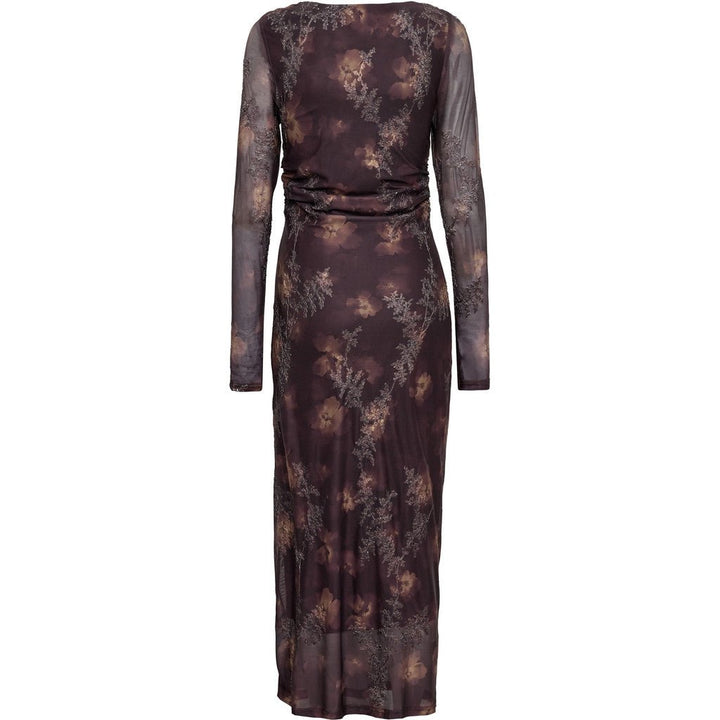 Belena L/S Mekko Brown/Sand - A-VIEW - My Milou
