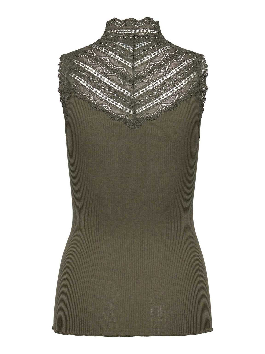 Benita Silk SL Turtleneck Lace Toppi Kalamata - Rosemunde - My Milou