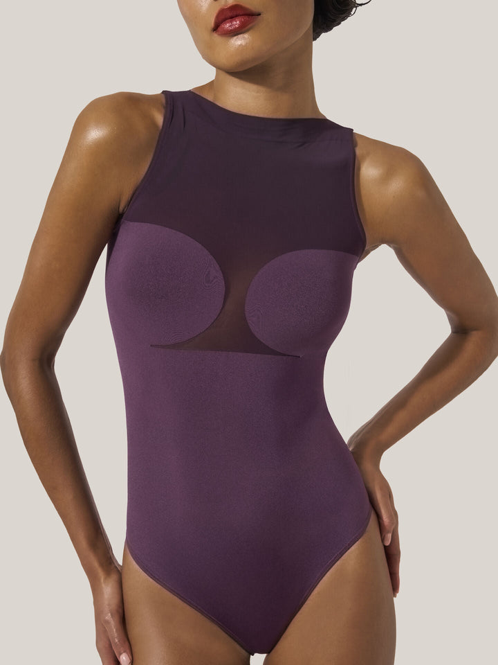 Bustier Sring Body Aubergine - Wolford - My Milou
