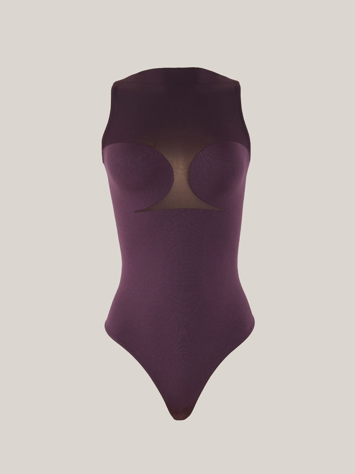 Bustier Sring Body Aubergine - Wolford - My Milou