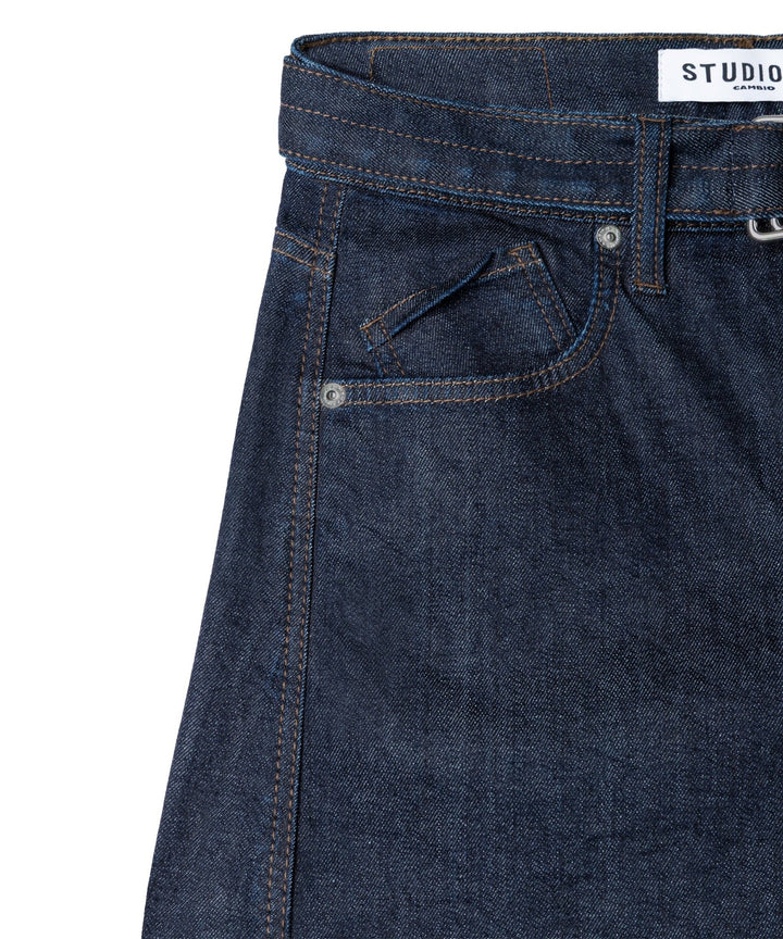 Cambio Studio 87 Baggy Twisted Farkut Pure Rinse Blue - Cambio - My Milou
