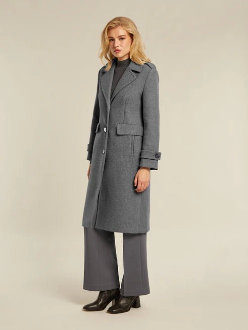 Cameron Coat Grey Heather - Beaumont - My Milou