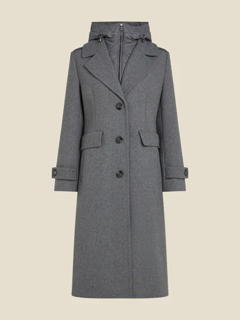 Cameron Coat Grey Heather - Beaumont - My Milou