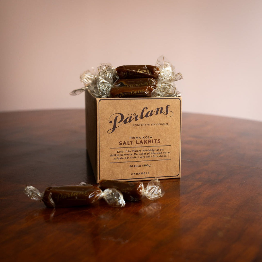 Caramel Salty Liquorice 10g - Pärlans Konfektyr - My Milou