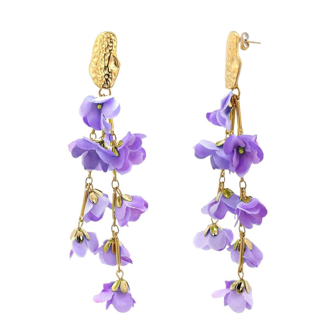 Cascade Blossom Korvakorut Violet - My Milou - My Milou