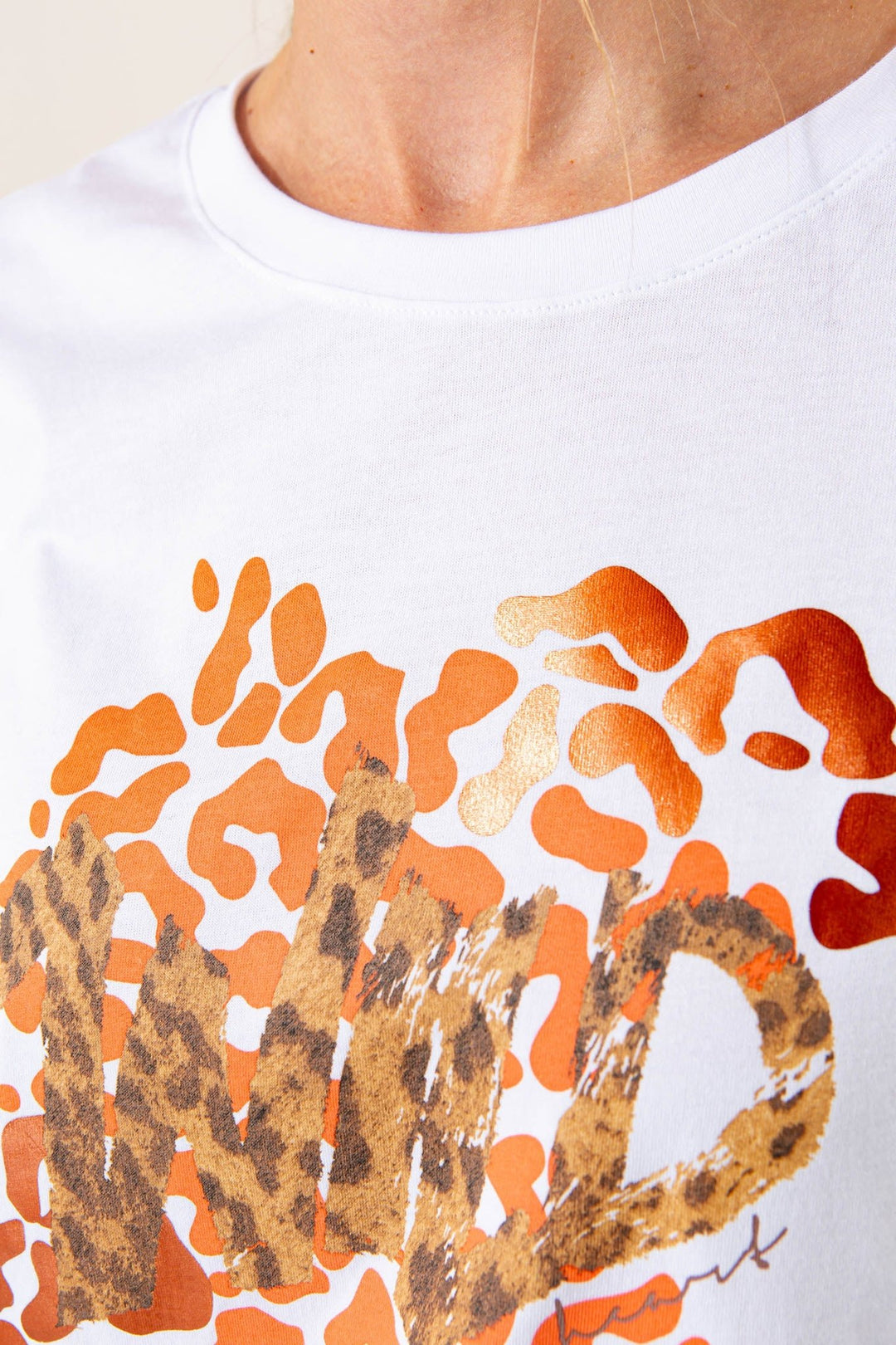 CATNOIR Wild Print T-paita White - CATNOIR - My Milou