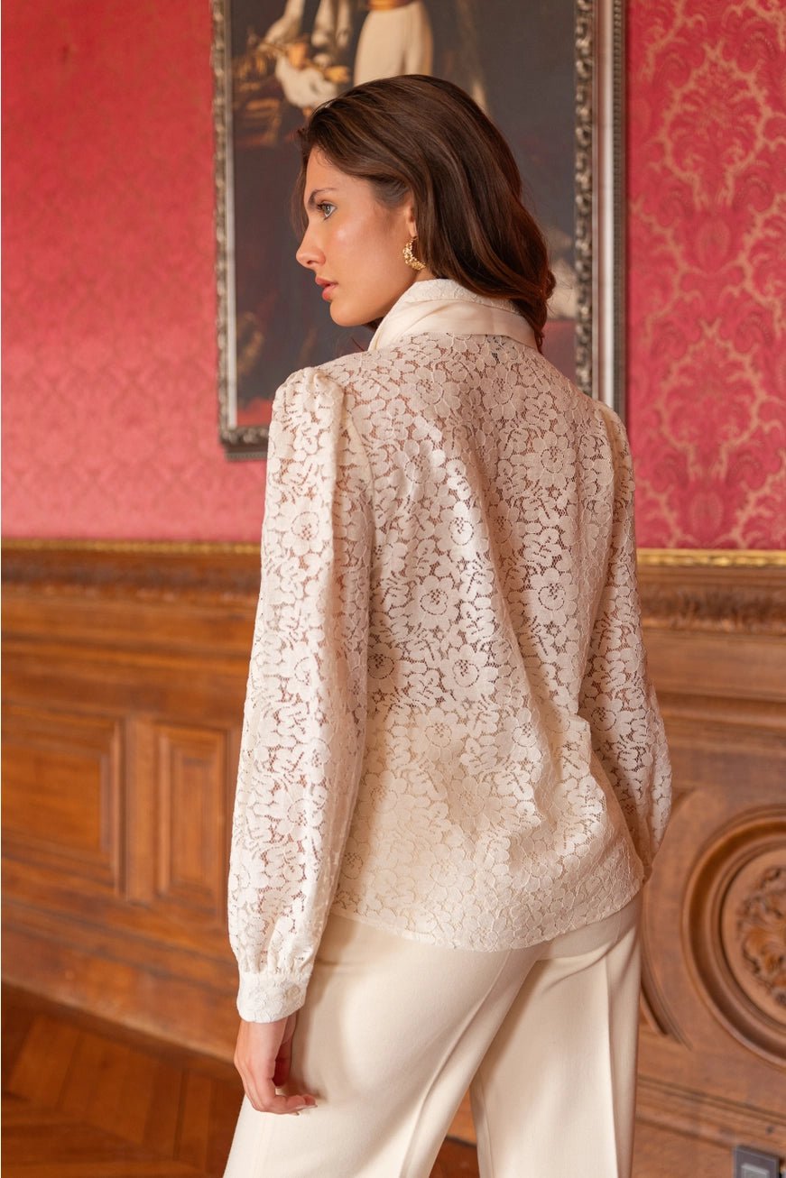 Charlotte Lace Pusero Ecru - CHOKLATE PARIS - My Milou