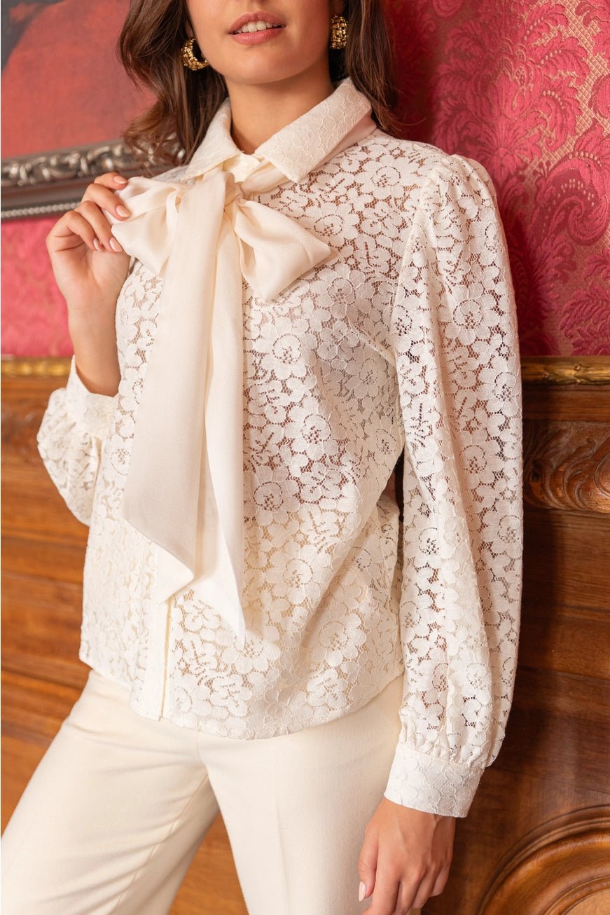 Charlotte Lace Pusero Ecru - CHOKLATE PARIS - My Milou