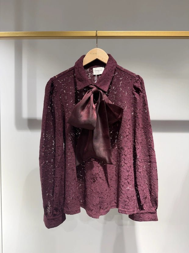 Charlotte Lace Pusero Plum - CHOKLATE PARIS - My Milou