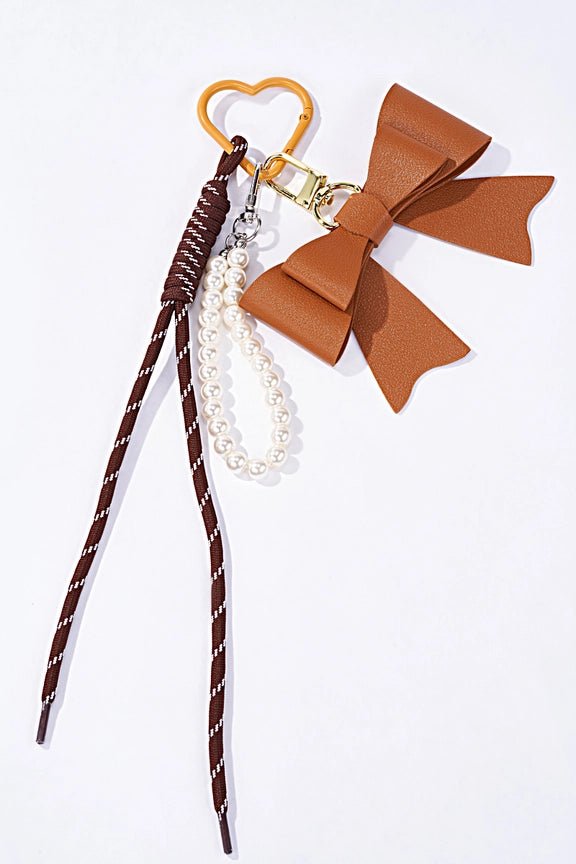Charmie Bow Bag Charm Brown - BYREN | ÉLINE L’ATELIER - My Milou