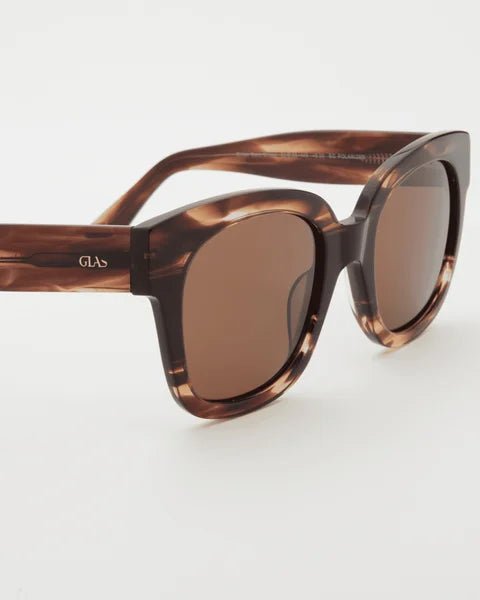 Chloe Aurinkolasit Dark Brown - GLAS - My Milou