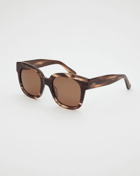 Chloe Aurinkolasit Dark Brown - GLAS - My Milou