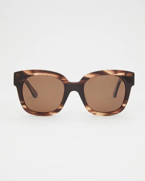 Chloe Aurinkolasit Dark Brown - GLAS - My Milou