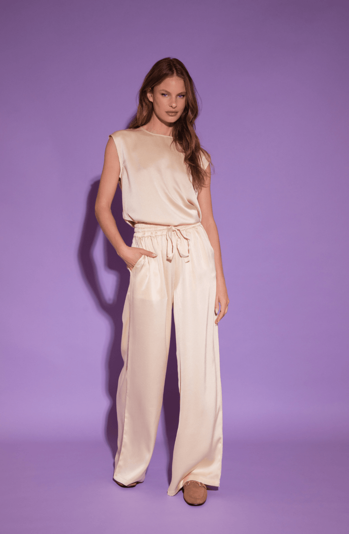 Ciel Housut Beige - AMAYA AMSTERDAM - My Milou