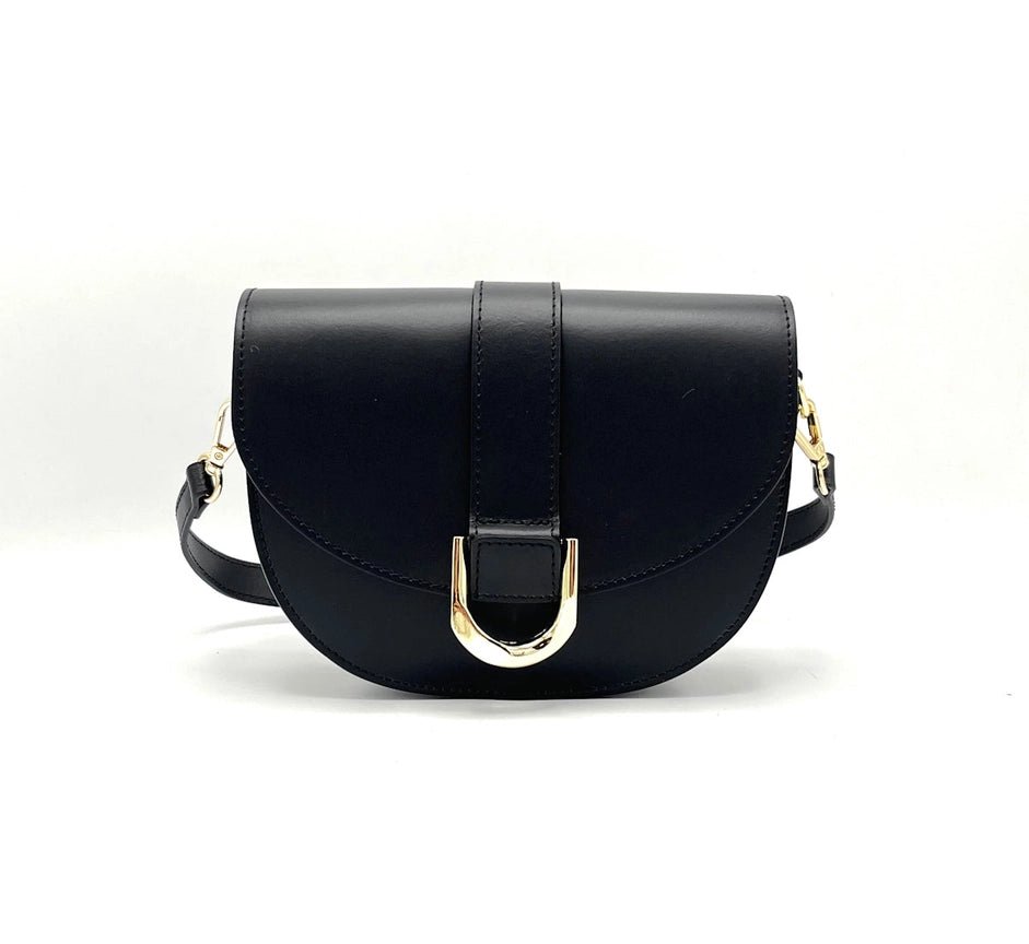 Classic Saddle Crossbody Black - My Milou - My Milou
