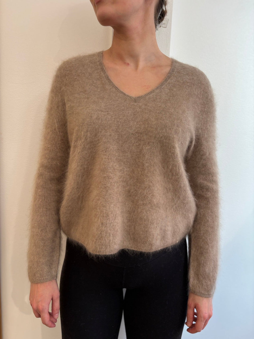 Cloud Soft V - Neck Neule Camel - Estheme Cachemire - My Milou