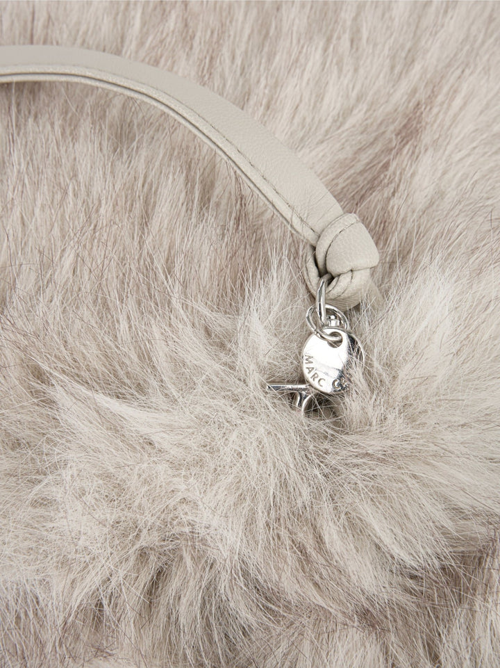 Cosy Faux Fur Mittens Smoke - Marc Cain - My Milou