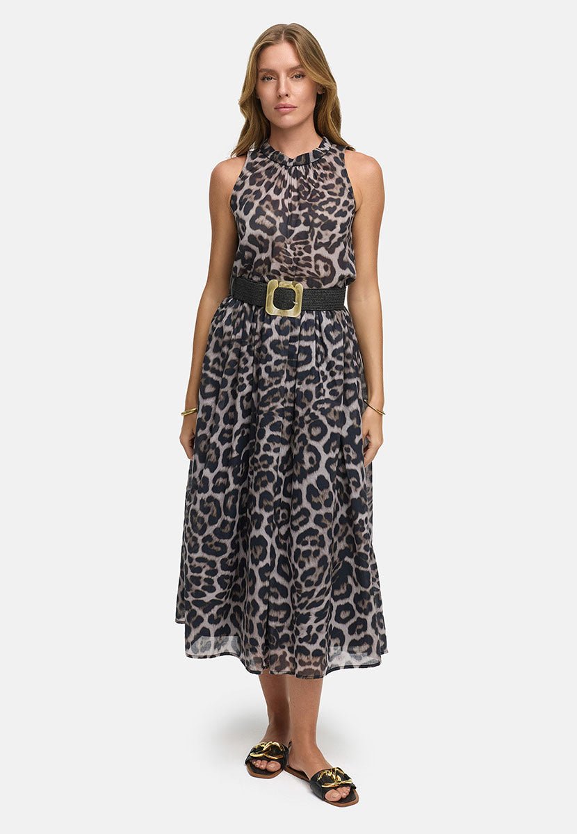 Cotton Voile Mekko Leopard - CATNOIR - My Milou