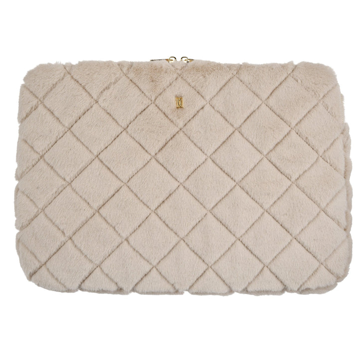 DARK Department Faux Fur Quilted Mac Cover Sand - DARK Department - My Milou