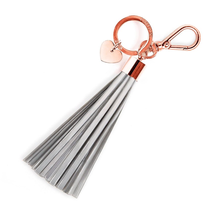 Deluxe Tassel Heijastin Grey Sky / Rosé - Firefly Reflectors - My Milou