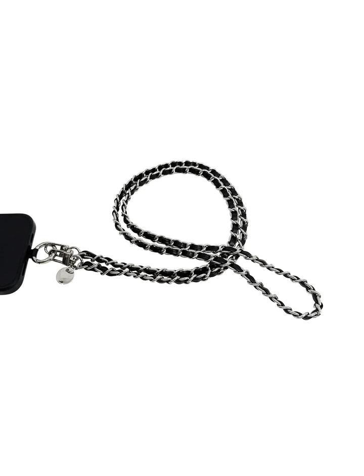 Dolores Chain Puhelinhihna Black Silver - IN SUNNY MOOD - My Milou