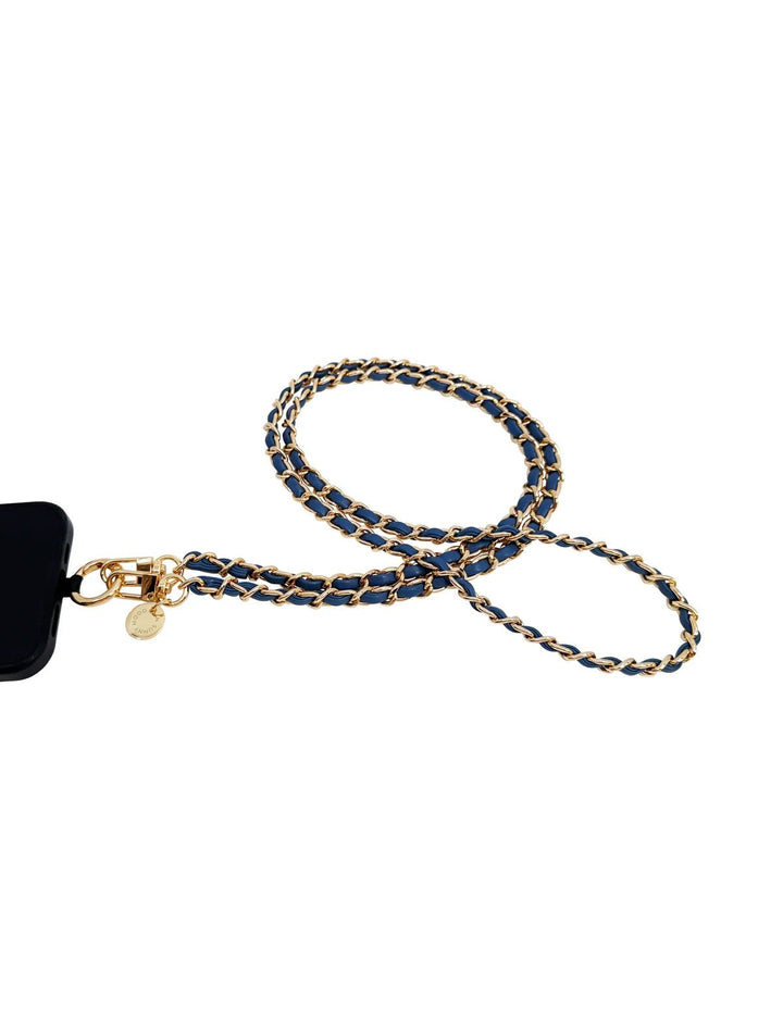 Dolores Chain Puhelinhihna Blue Gold - IN SUNNY MOOD - My Milou