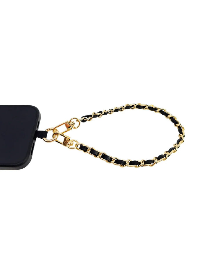 Dolores Chain Wristlet Black Gold - IN SUNNY MOOD - My Milou