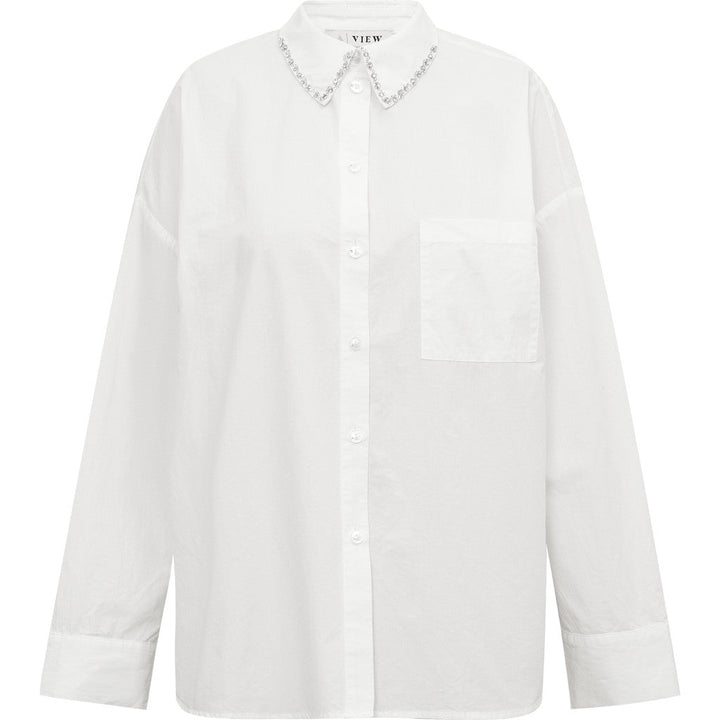Ebba Jewel Collar Paita Off White - A-VIEW - My Milou