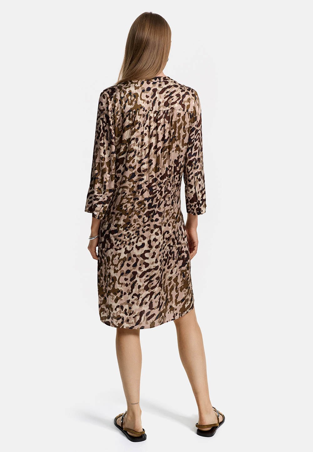 Ecovero Satin Midi Mekko Brown - CATNOIR - My Milou