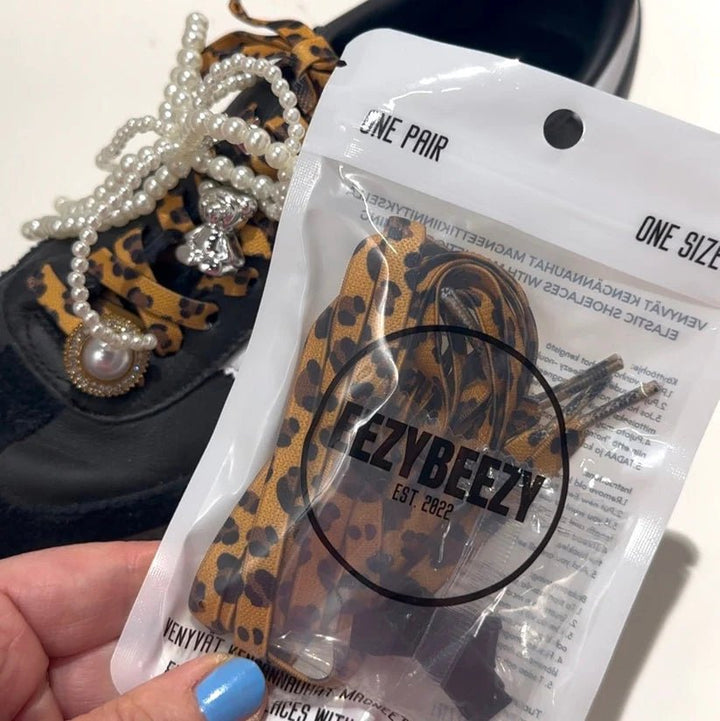 EEZYBEEZY Venyvät Kengännauhat Leopard - EEZYBEEZY - My Milou