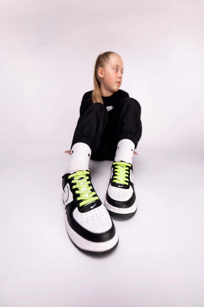 EEZYBEEZY Venyvät Kengännauhat Neon Green/Reflection - EEZYBEEZY - My Milou